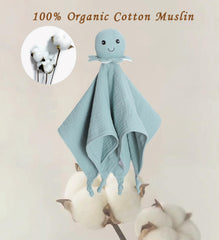 okdiy baby security blanket in green provides soothing comfort during quiet time