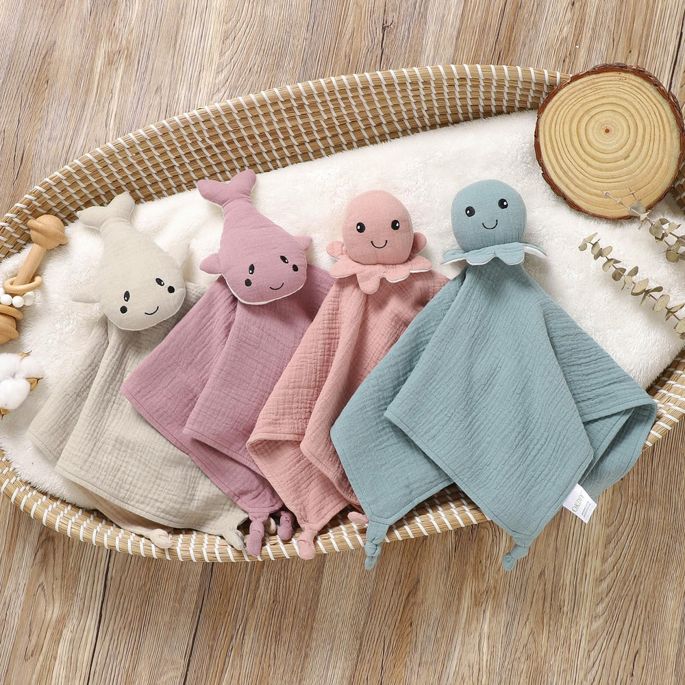 okdiy organic cotton lovey is machine washable and durable