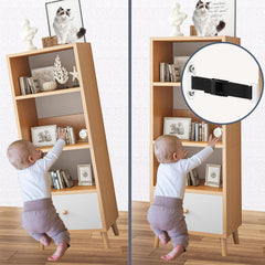 OKE Furniture Anchors wall-mount fastener shows easy setup for quick installation.