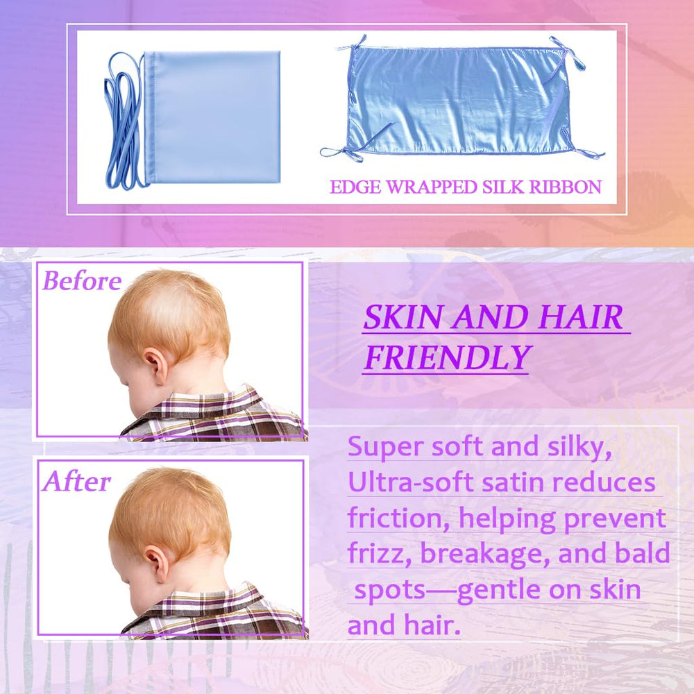 Okueejur satin sheets help reduce friction and hair frizz for newborns.