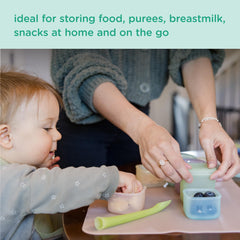 Olababy Clear Sense jars microwave-safe for reheating