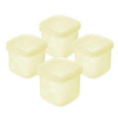 Olababy Clear Sense silicone jar set for meals and snacks