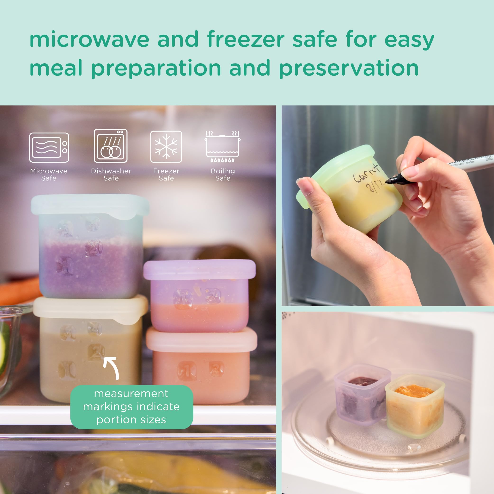 Stackable Olababy Clear Sense design saves space