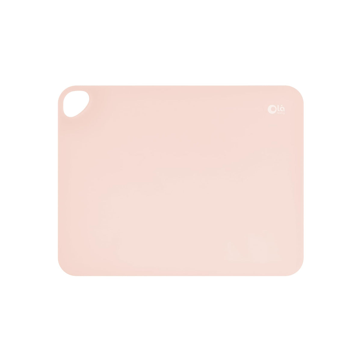 Olababy Fold N Go silicone placemat with travel case for mess-free meals.