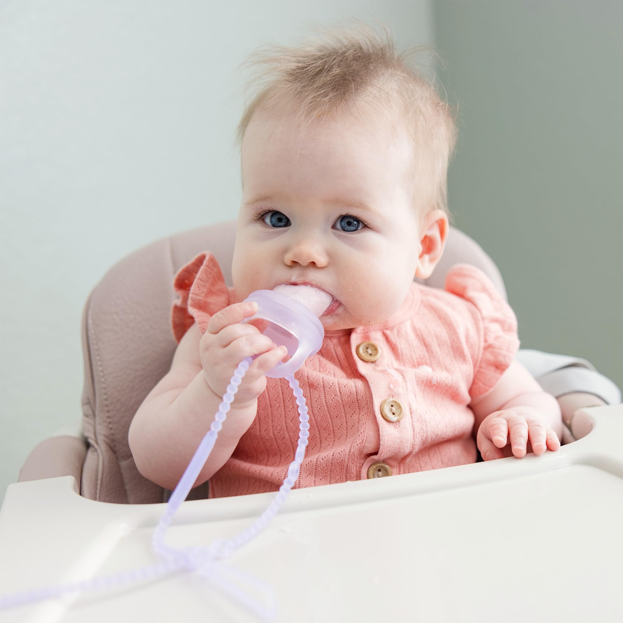 Olababy silicone strap baby bottle clip prevents drops during outings