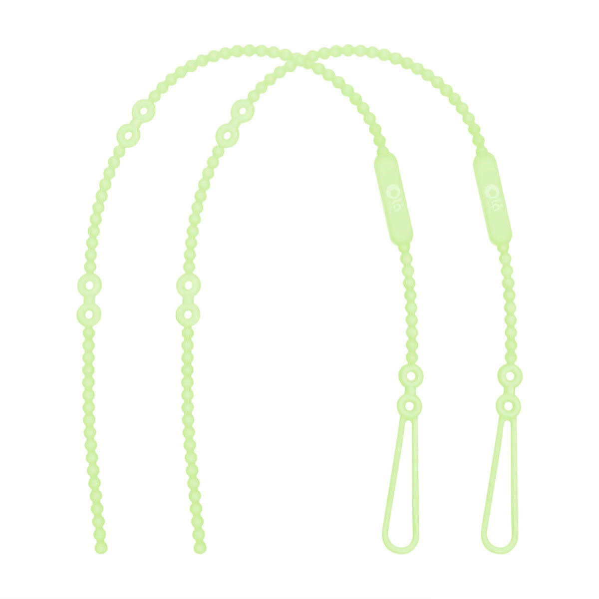 Olababy Kiwi teether attachment keeps toys secure while baby moves
