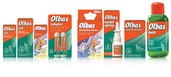 Olbas inhalation vapours helping to clear breathing during sniffles.