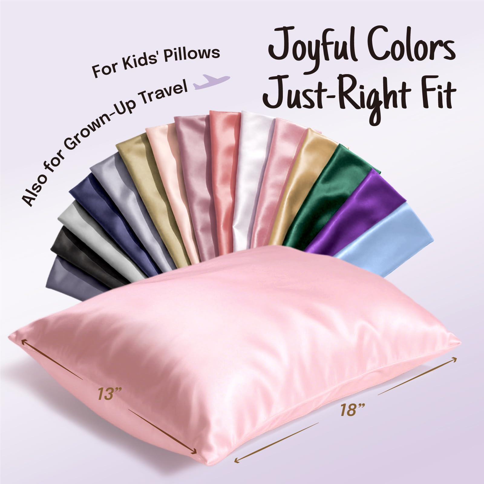 OLESILK hidden zipper ensures the pillowcase stays neatly closed during sleep.