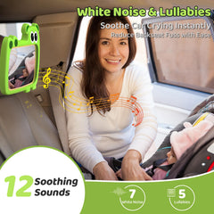 olishare baby car mirror green cry-detector feature helps soothe without distraction
