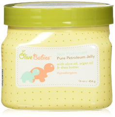 Olive Babies Skin Protectant Petroleum Jelly jar for daily moisture and barrier protection.