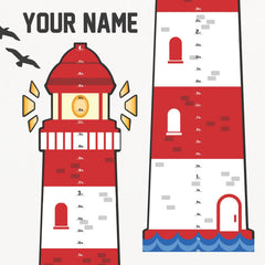 Oliver's Labels Growth Chart material close-up shows tear-resistant, safe decal quality.