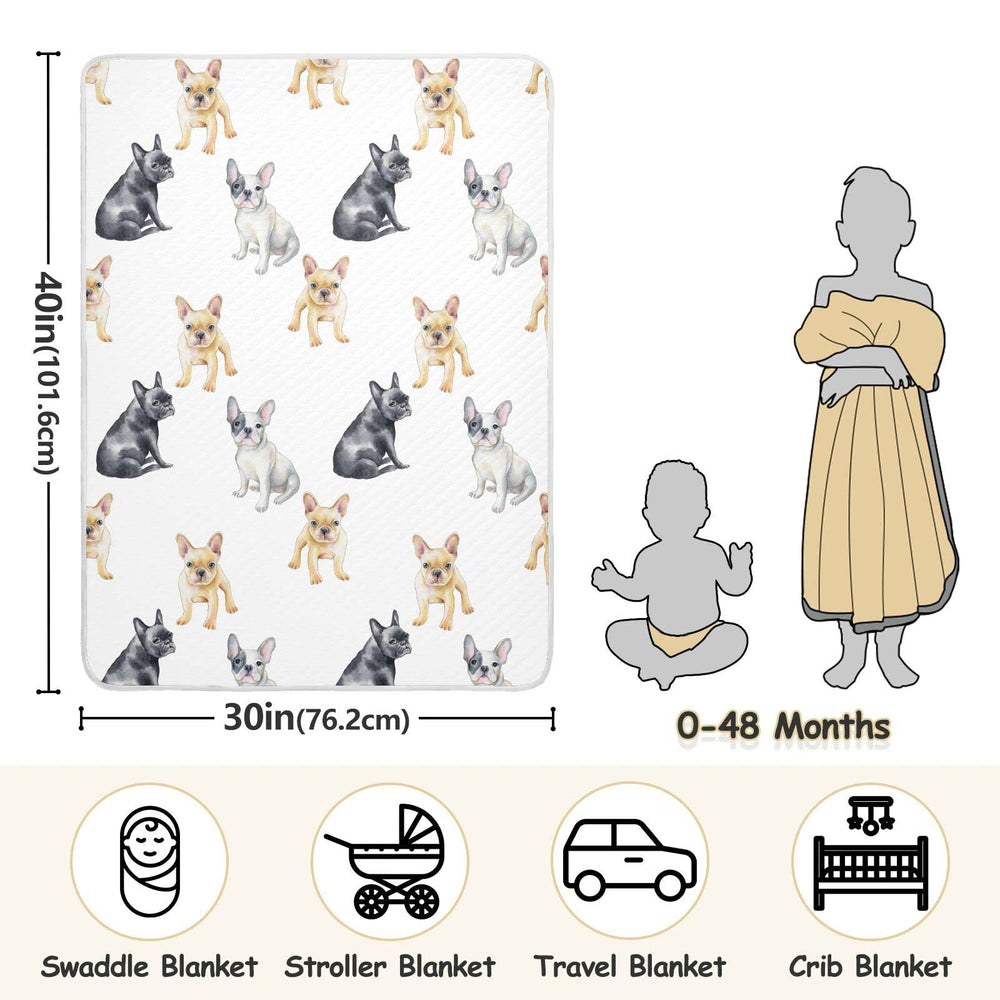 Ollabaky 30x40 blanket neatly fits crib and stroller setups for versatility.