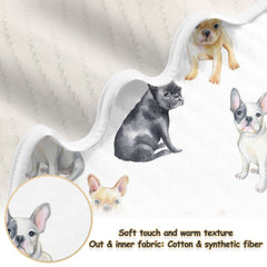 Ollabaky fabric close-up shows breathable cotton-polyester blend quality.