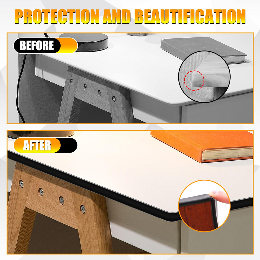 Olldag U-Shape Edge Banding cushioned edges for safe desks and tables