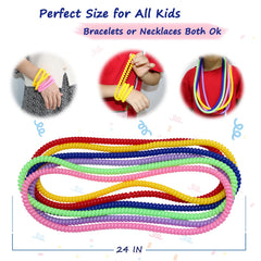Olugu sensory chew necklace in use by a child during calm-down time