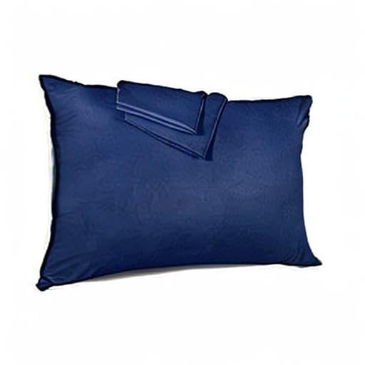 Om Bedding Collection navy blue pillowcase adds versatile color options for kids' bedding sets.
