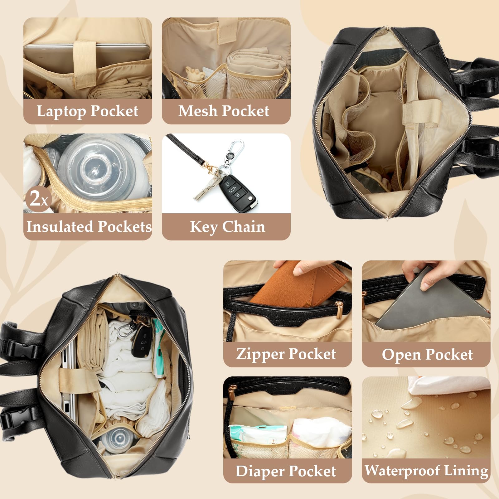 Omanmoli changing pad included for comfortable diaper changes