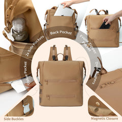 Omanmoli diaper bag backpack changing pad included for on-the-go changes.