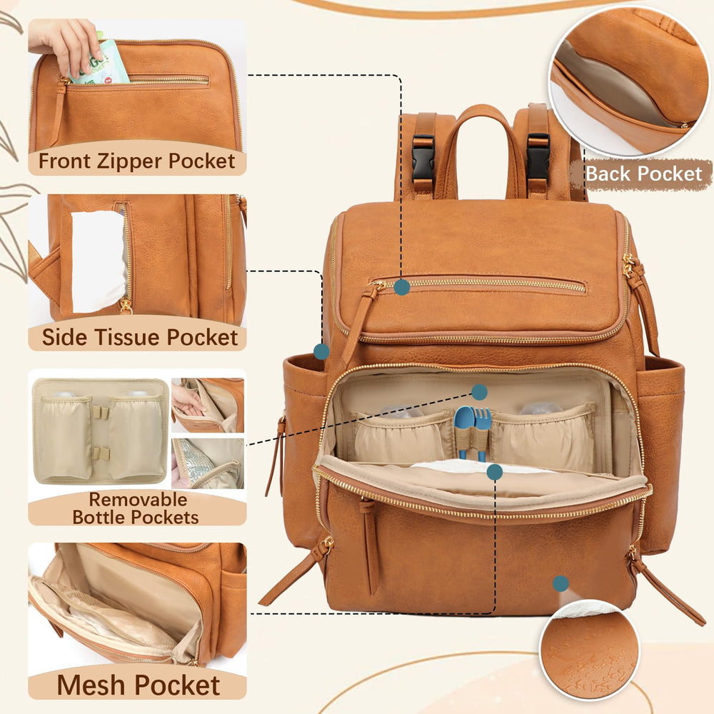 Omanmoli honey changing pad included for quick diaper changes on the go
