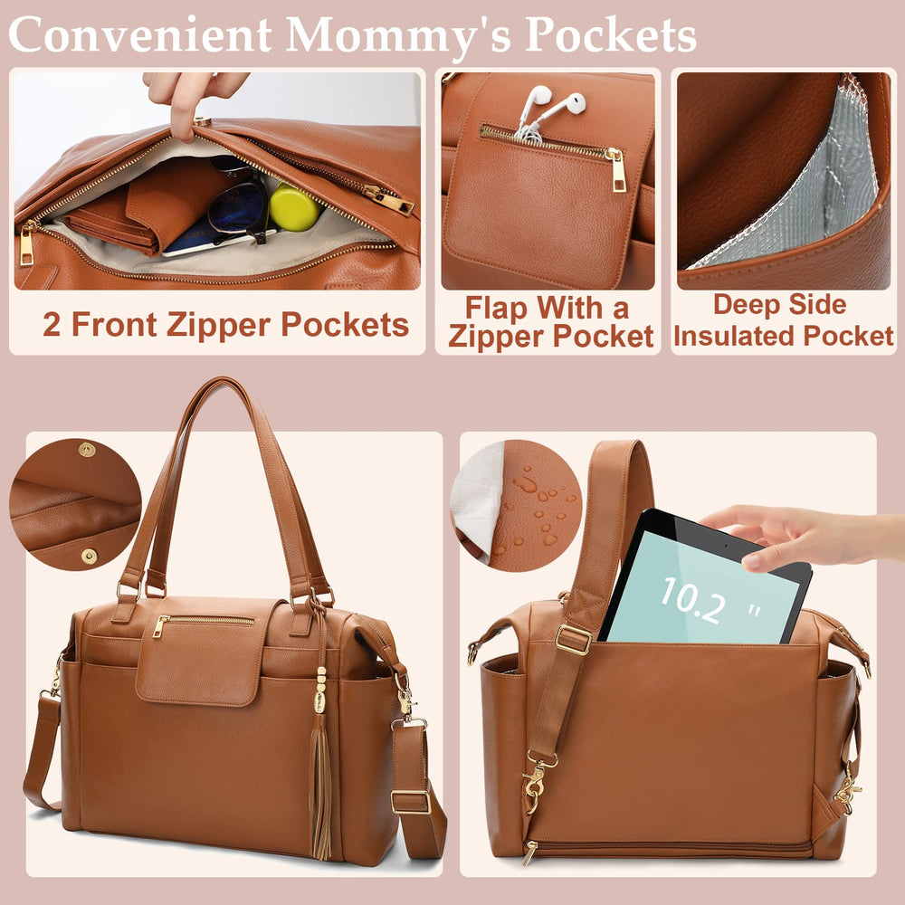 Omanmoli bag features gold hardware detailing for a premium look