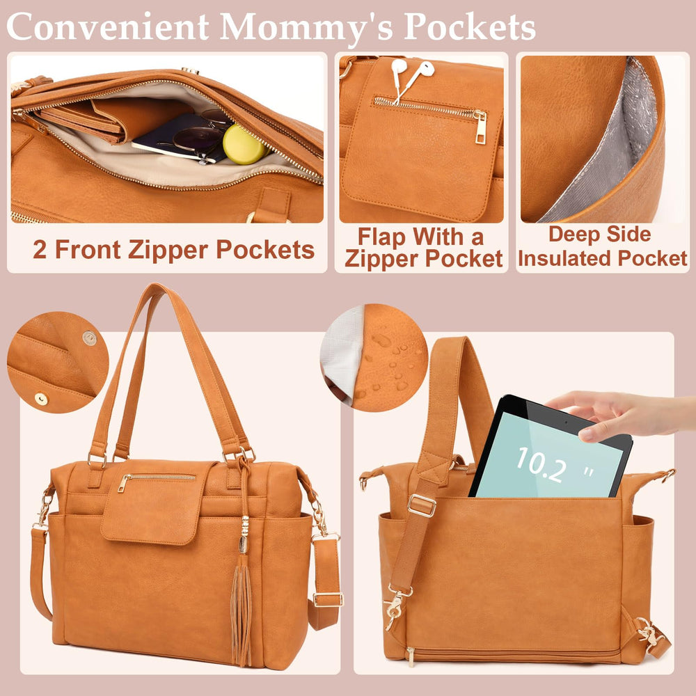 Omanmoli convertible straps let you wear it as backpack, tote, or crossbody.