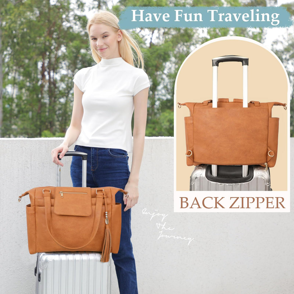 Omanmoli back trolley sleeve fits luggage handles for easy travel.
