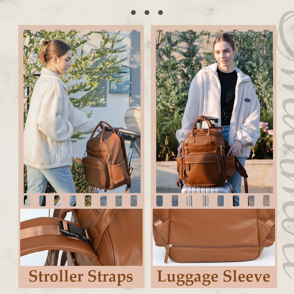 Omanmoli stroller strap attachment for hands-free travel