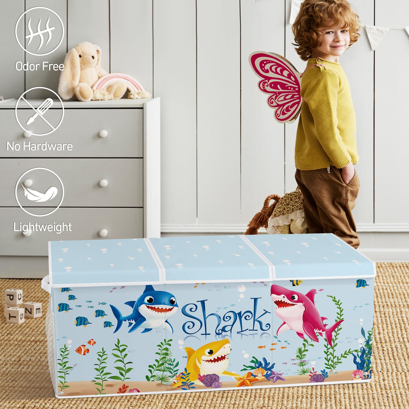 omedecal toy box PP board frame supports up to 30-50kg for lasting organization