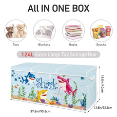 omedecal toy box sturdy Oxford fabric exterior resists wear for daily use