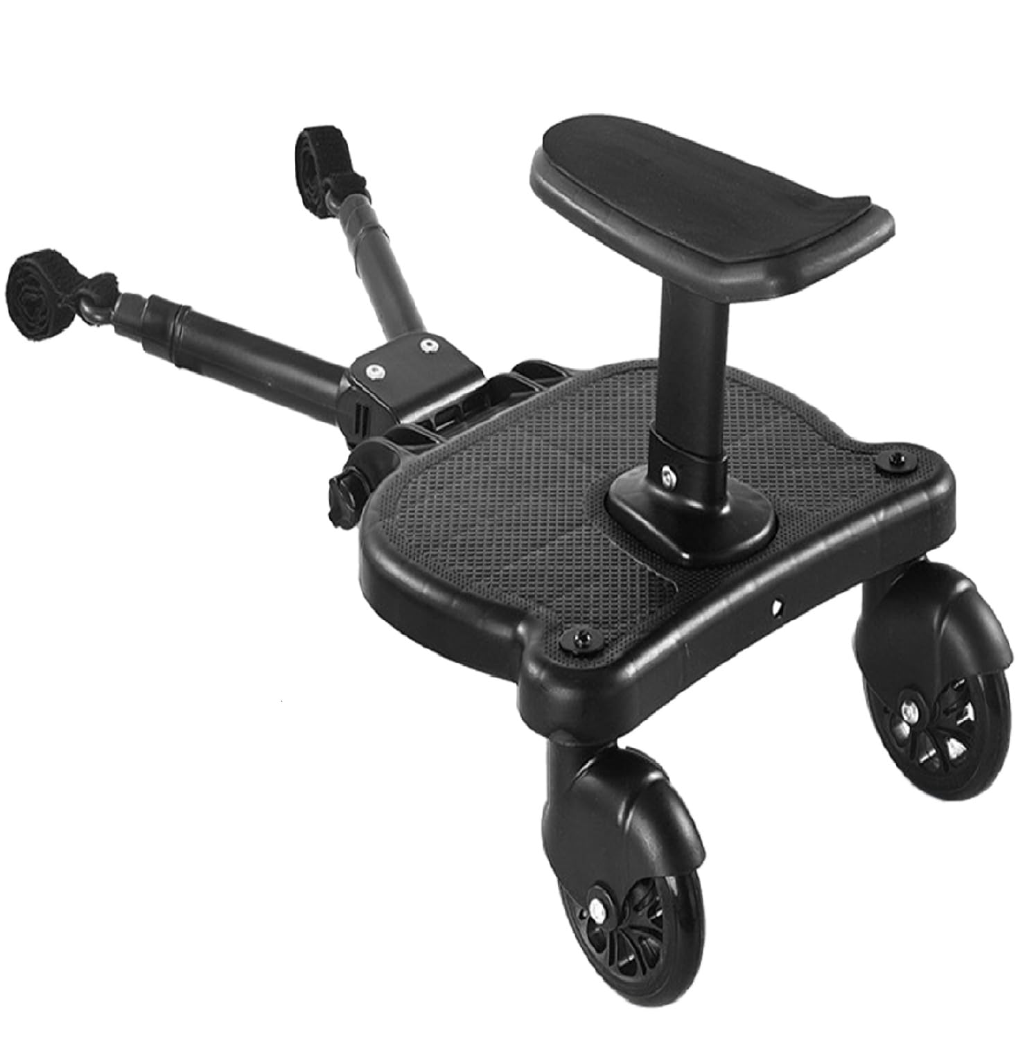 OmegaGym 2026 universal stroller board with seat attached for added kid comfort on walks