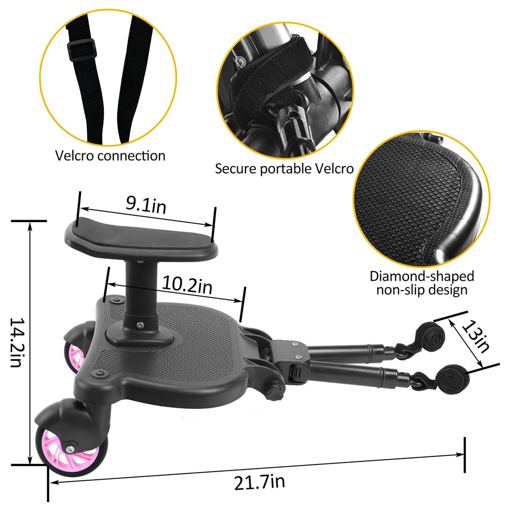 OmegaGym eco-friendly PP body with PU wheels provides durability and comfort.