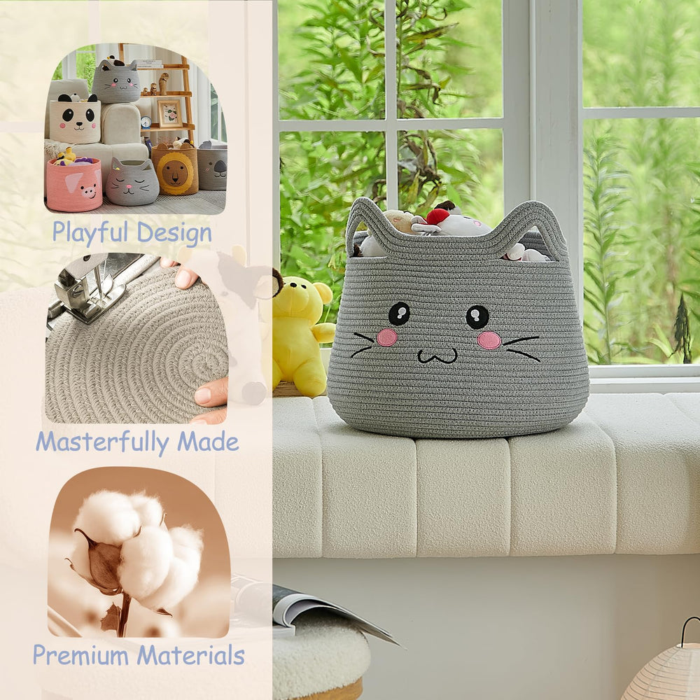 OMERAI cat basket dimensions 15in diameter and 12.6in height