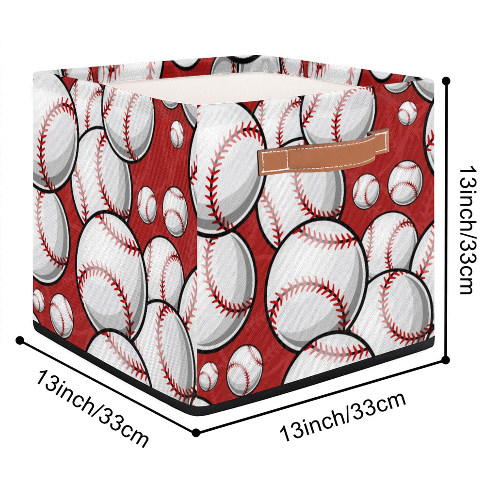 OMFUNS collapsible cube bin with handles is portable and easy to carry.