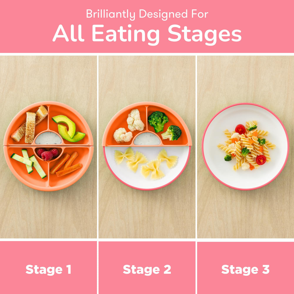 Dining-table-friendly Omie plates fit family meals with style.