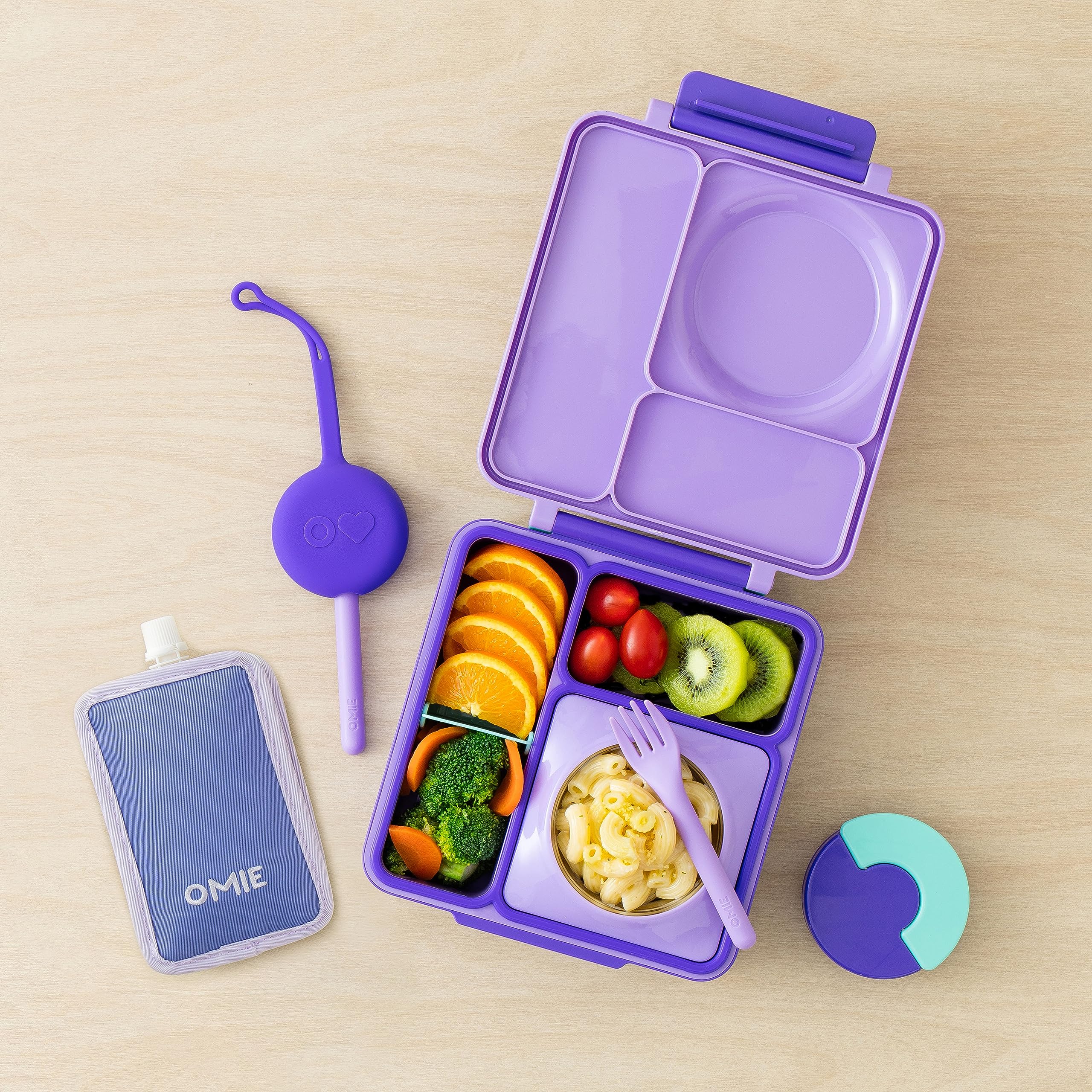Omie OmieChill freezable pack enables four-hour cooling on outings.