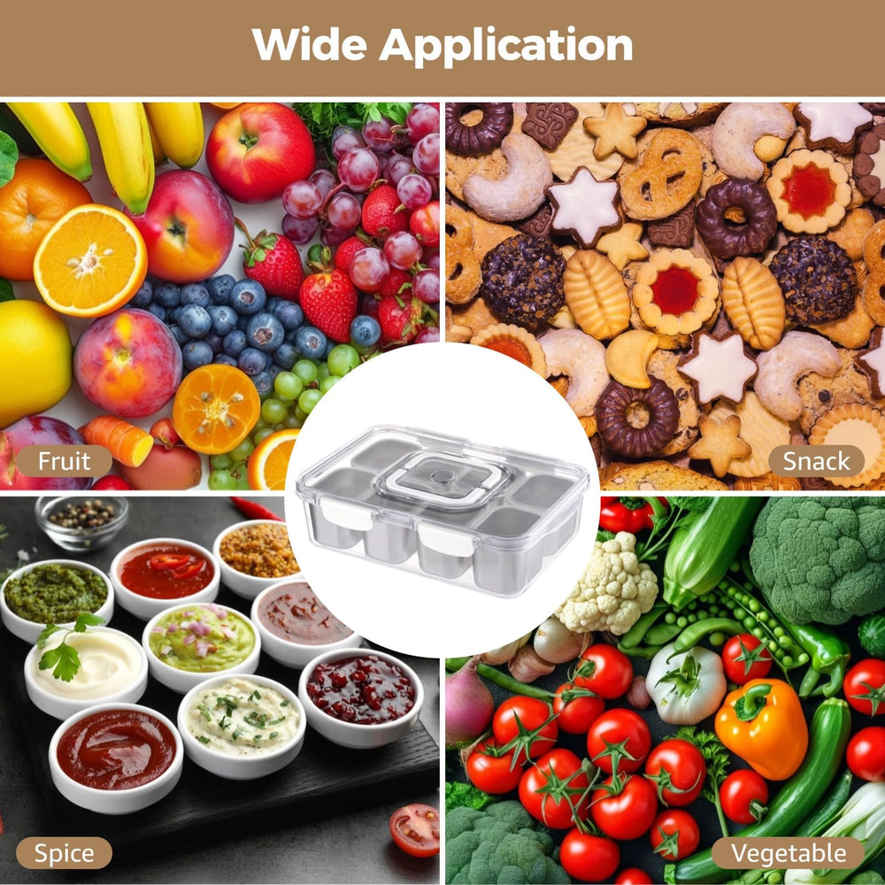 OMISTAR snack box built-in handle makes transport and stacking simple.