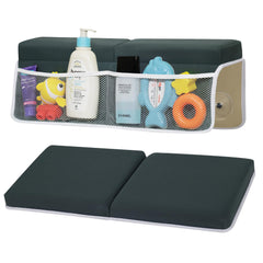 Omixe bath kneeler and elbow rest set for comfortable, ergonomic bath time.
