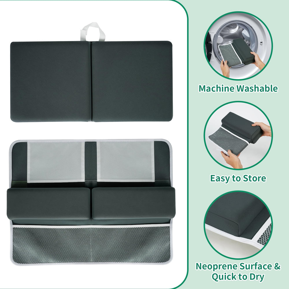 Machine-washable Omixe pad for easy cleaning after bath time.