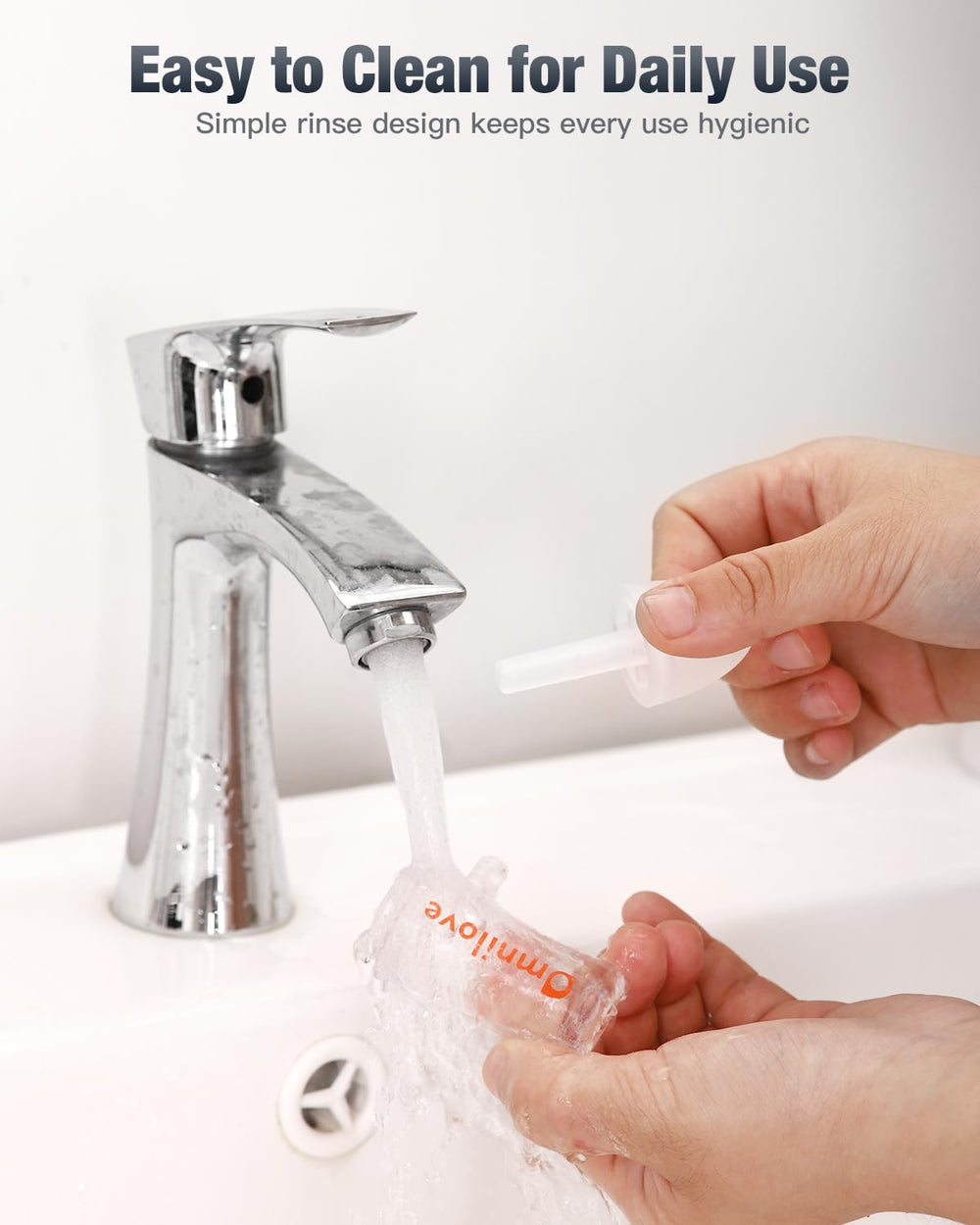 Omnilove easy-clean parts designed for quick disassembly and washing.