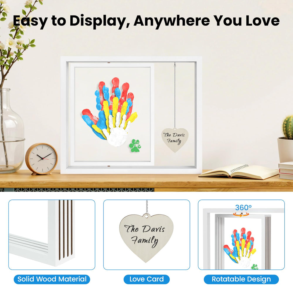 Omrhvi Deluxe wooden frame enhances home display.