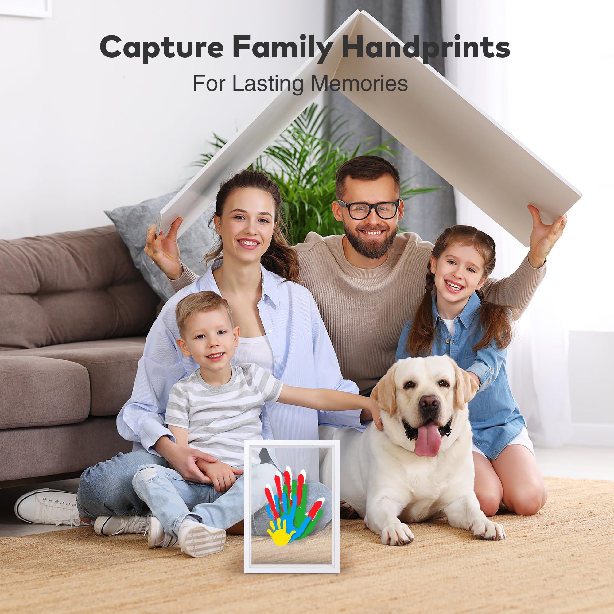 Omrhvi DIY kit thick acrylic board provides crystal-clear view of prints