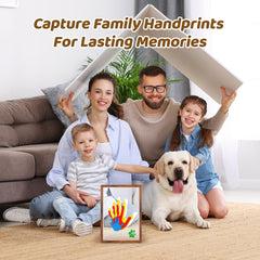 Omrhvi wooden frame complements a durable, long-lasting display
