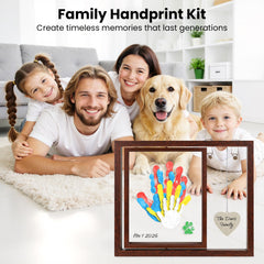 Omrhvi handprint kit paint colors close-up showing six non-toxic options