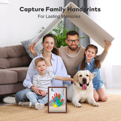 Omrhvi thick acrylic board highlights crystal-clear viewing of handprints and paws