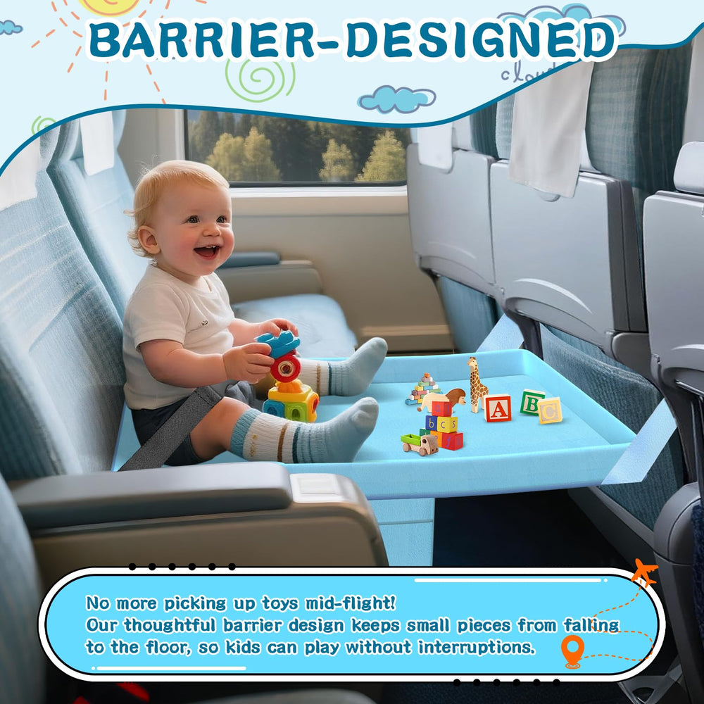 Omzer airplane-seat-extender-in-use captures compatible configuration on window or middle seats.