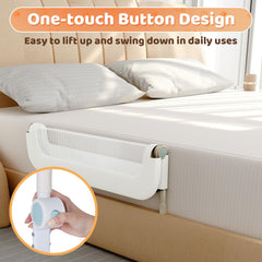 omzer Bed Guard Rail with U-shaped kickstand delivers a stable base