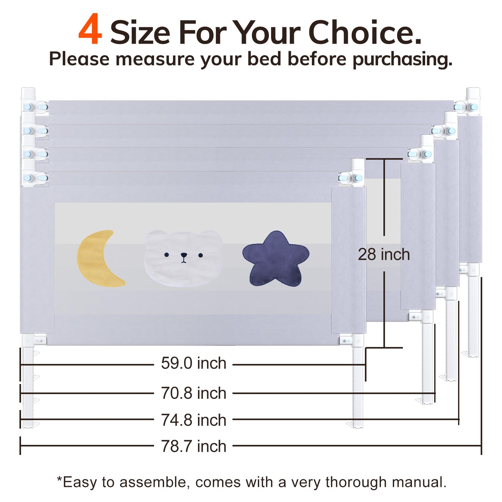 omzer bed rail with independent lifting makes bedtime routines comfortable