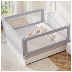 Omzer King Bed Rail folding setup for quick king bed safety