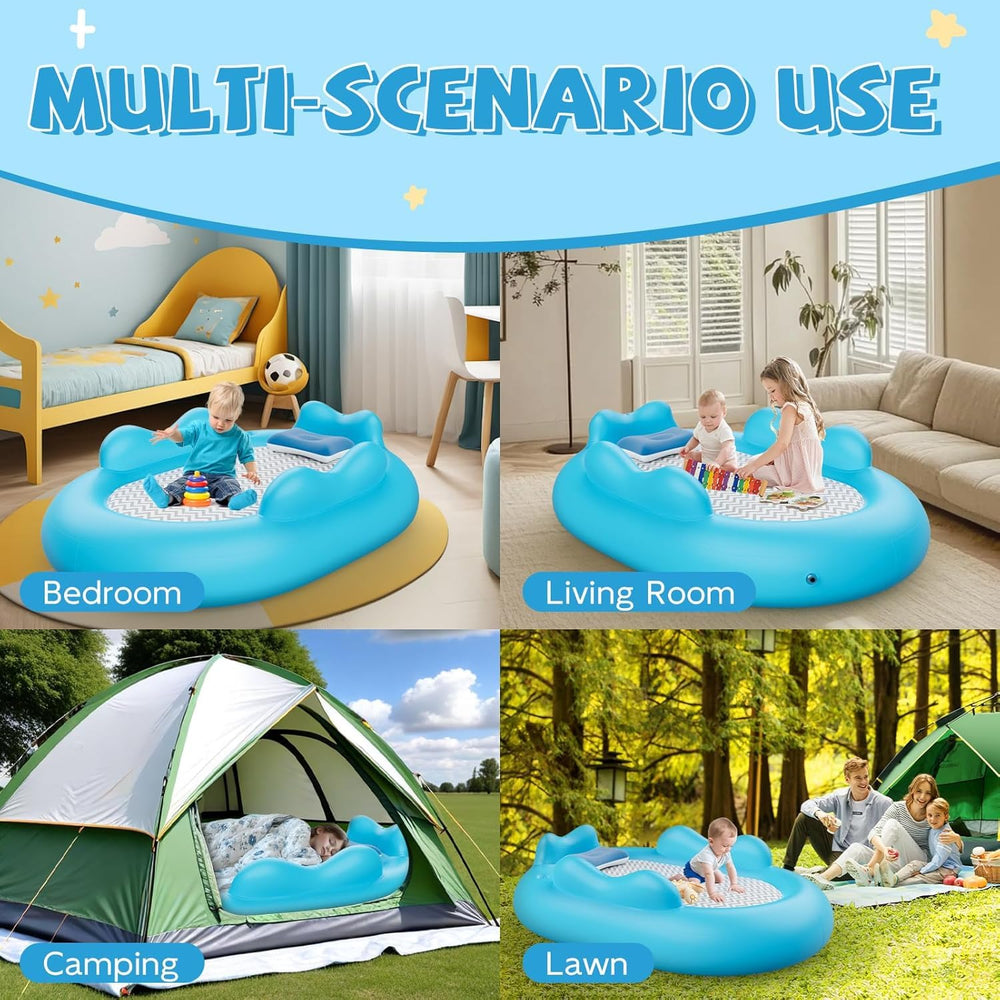 Omzer lightweight 6 lb bed with carry bag is great for trips.