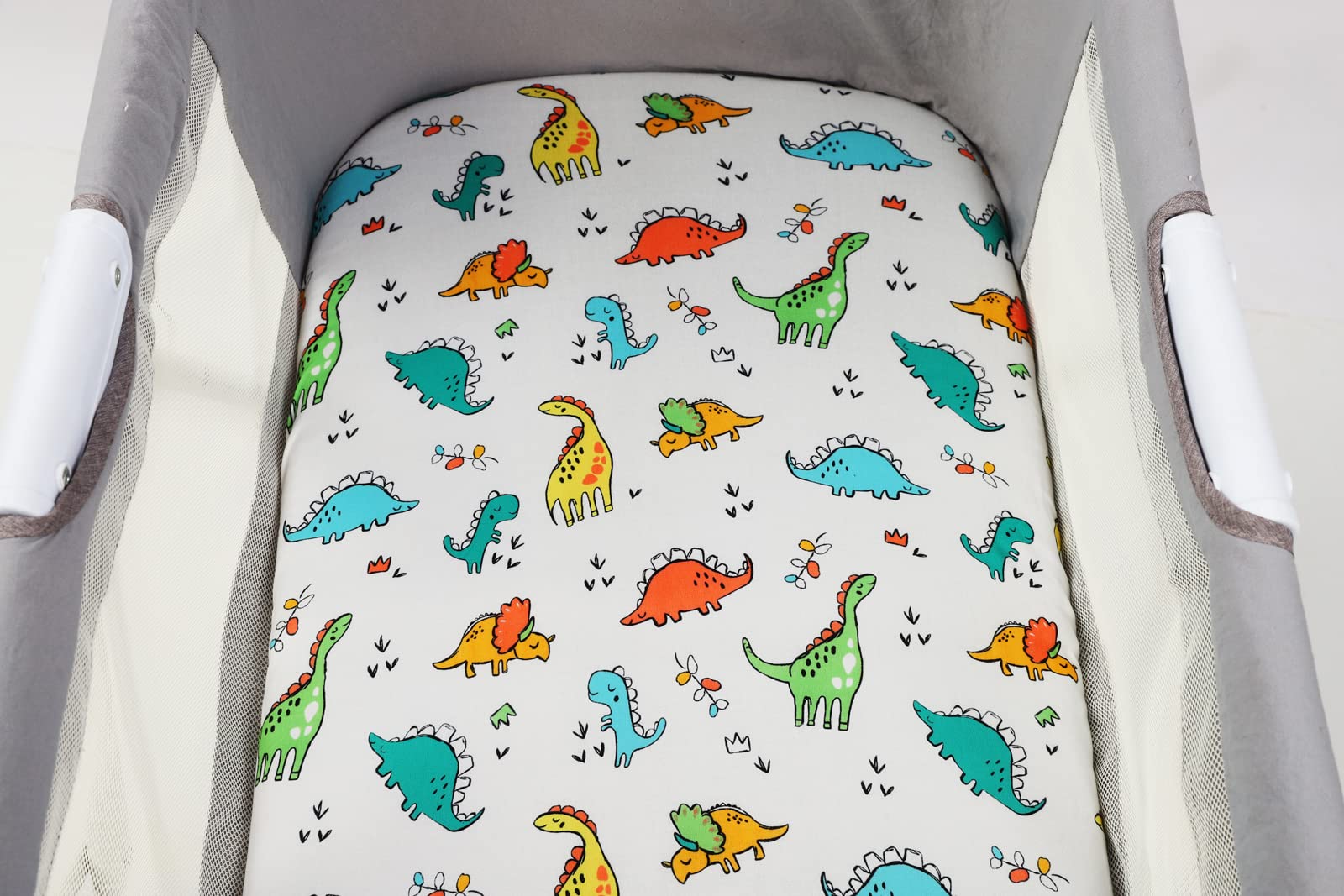 Onacosht bassinet sheets rectangle fit with snug, secure coverage